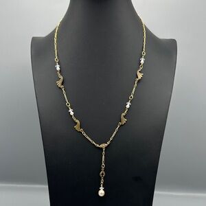 Sadie green Beaded Necklace